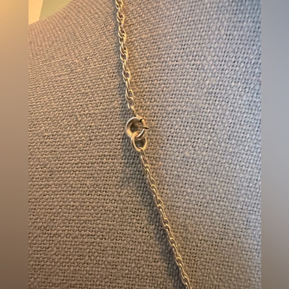 Very Rare Vintage Miraculous Sterling Silver n Marcasite Necklace - Picture 2 of 6